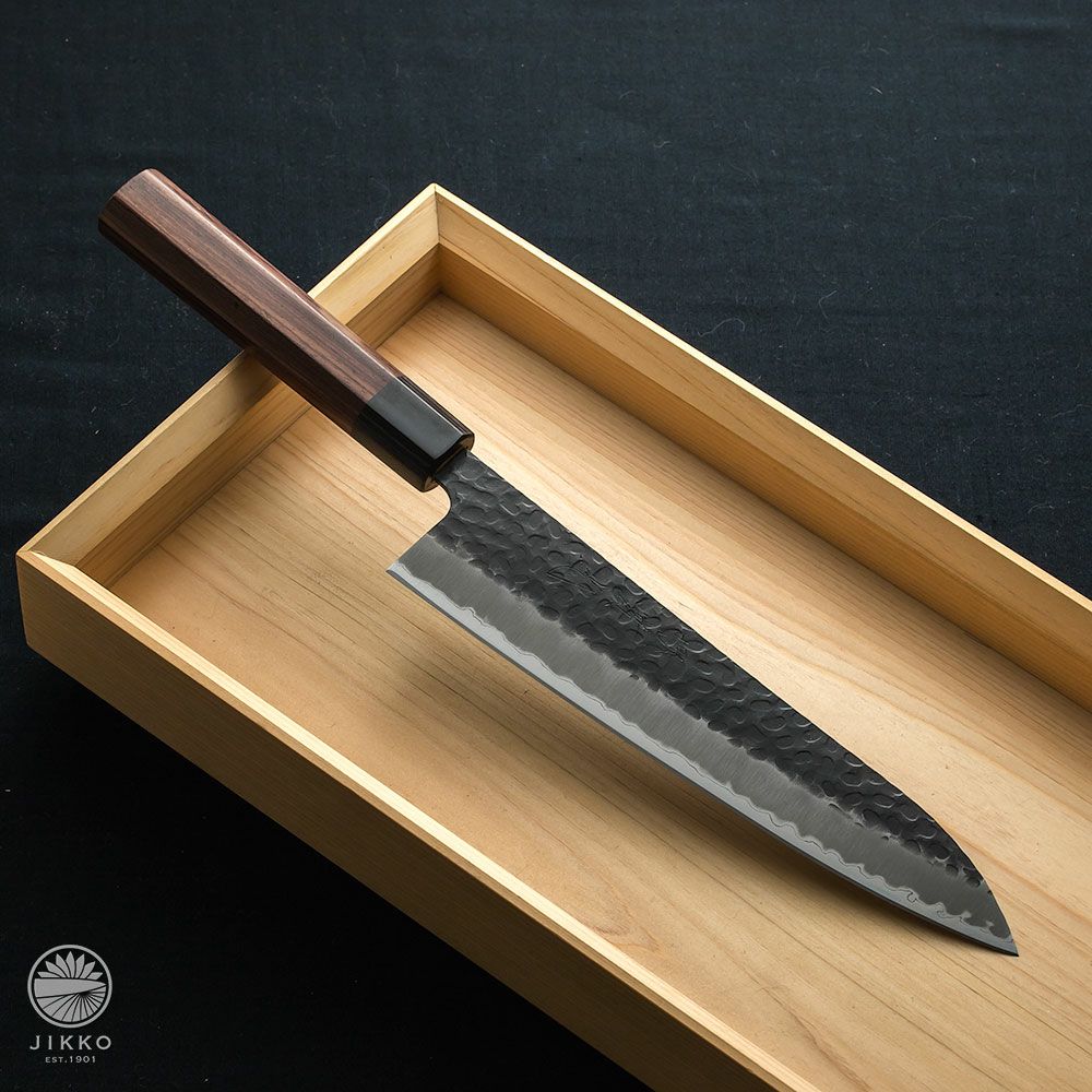 Jikko Super Blue Gyuto Stainless Clad - Kamimoto UK & Global