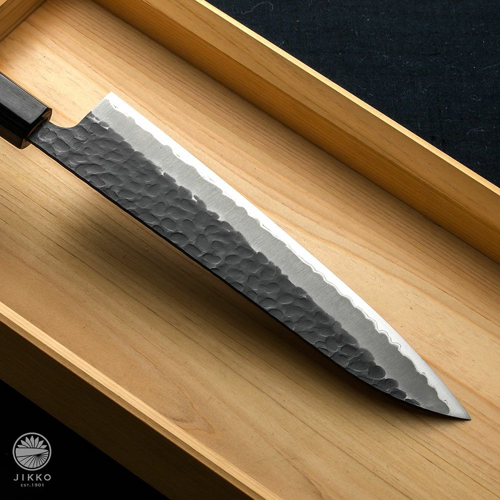 Jikko Super Blue Gyuto Stainless Clad - Kamimoto UK & Global